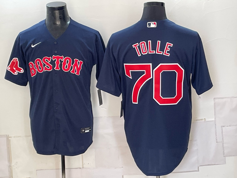 Men Boston Red Sox #70 Tolle blue 2026 Nike MLB Jerseys 092401->san francisco 49ers->NFL Jersey